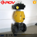 Plastic PVC weir type diaphragm valve